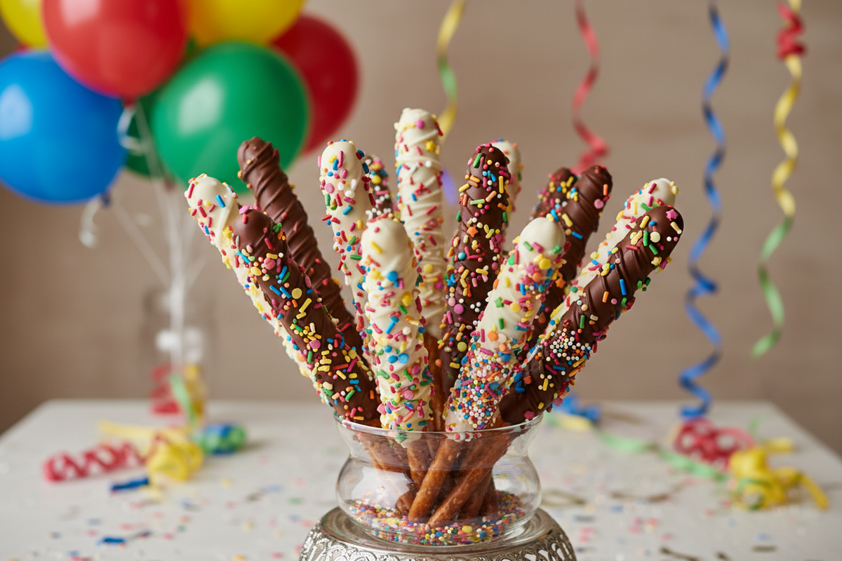 Dipped Pretzels